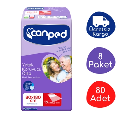 Canped%20Yatak%20Koruyucu%20Örtü%20(80X180cm)%20-%2080%20Adet