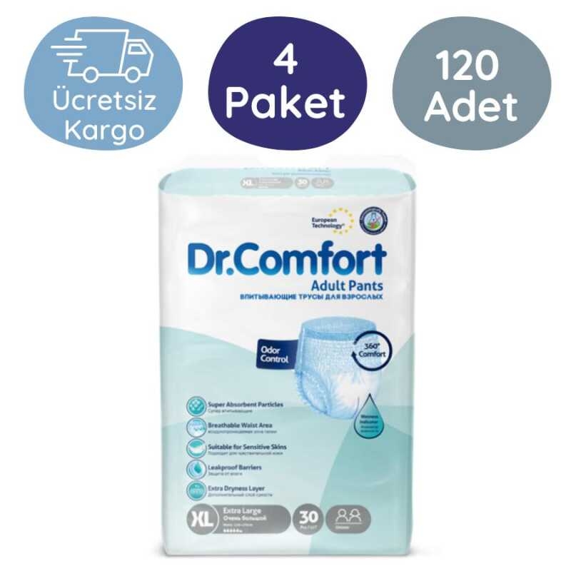 Dr.Comfort%20Emici%20Külot%20Hasta%20Bezi%20Ekstra%20Büyük%20(XL)%2030’lu%20120%20Adet