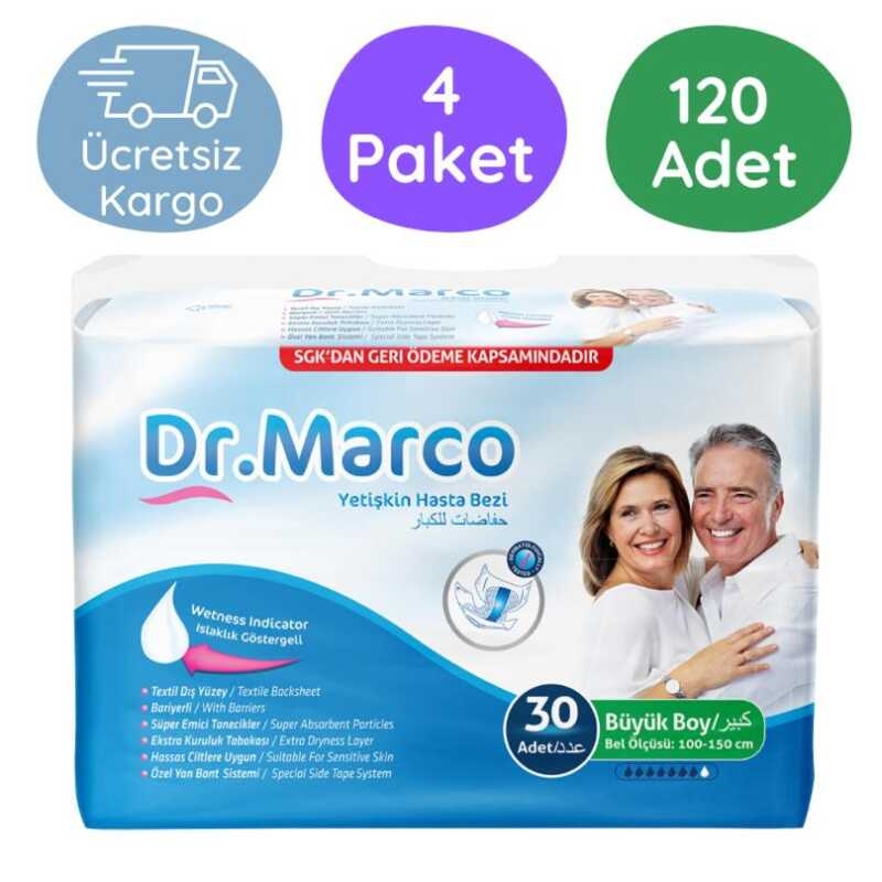 Dr.Marco%20Belbantlı%20Hasta%20Bezi%20Büyük%20Boy%20(L)%2030’lu%20120%20Adet