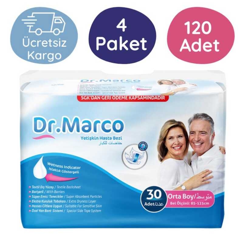 Dr.Marco%20Belbantlı%20Hasta%20Bezi%20Orta%20Boy%20(M)%2030’lu%20120%20Adet