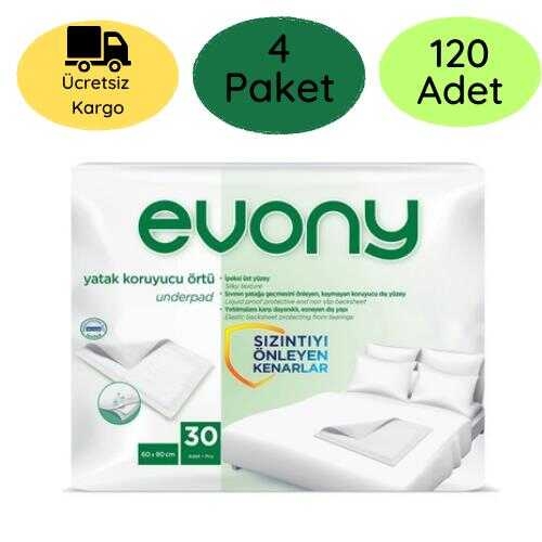 Evony%20Yatak%20Koruyucu%20Örtü%20(60x90%20cm)%2030’lu%20120%20Adet