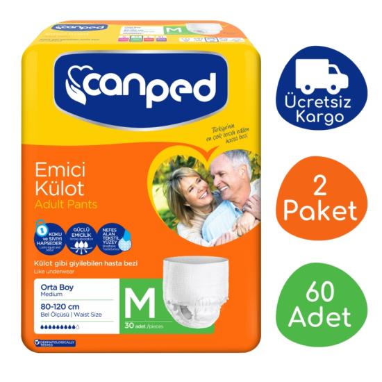 Canped Emici Külot Orta Boy (M) - 60 Adet