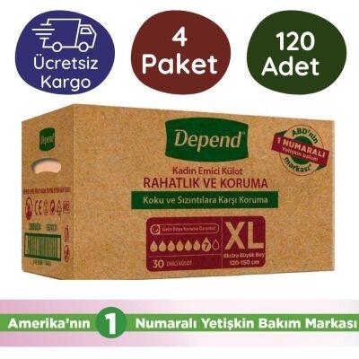 Depend Kadın Emici Külot Hasta Bezi Ekstra Büyük 