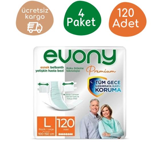 Evony Premium Esnek Belbantlı Yetişkin Hasta Bezi