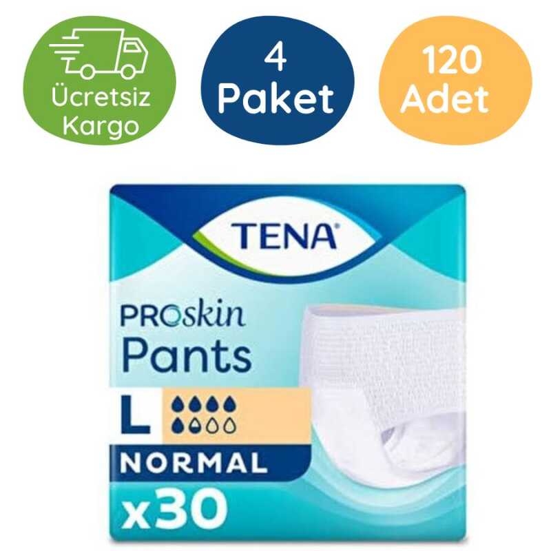 Tena%20Pants%205.5%20Damla%20Büyük%20Boy%20(L)%2030’lu%204%20Paket%20Emici%20Külot